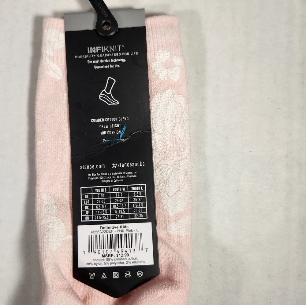 NWT Kid's Definitive Stance Socks